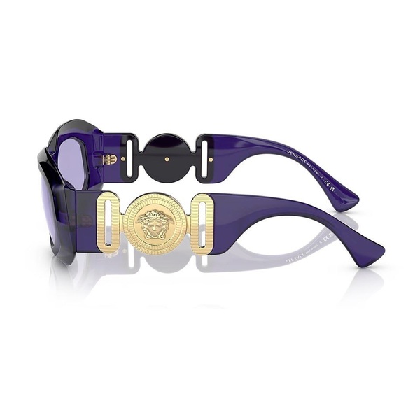 NEW VERSACE PURPLE SUNGLASSES - Picture 4 of 5